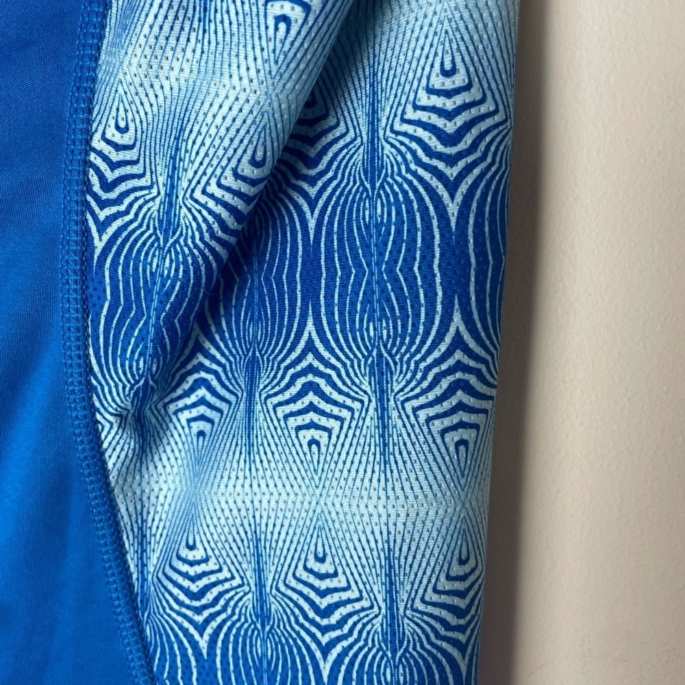 Nike Shirt Womens Small Blue Fit Dry Short Sleeve Athletic Stretch Tee Top - Picture 5 of 10